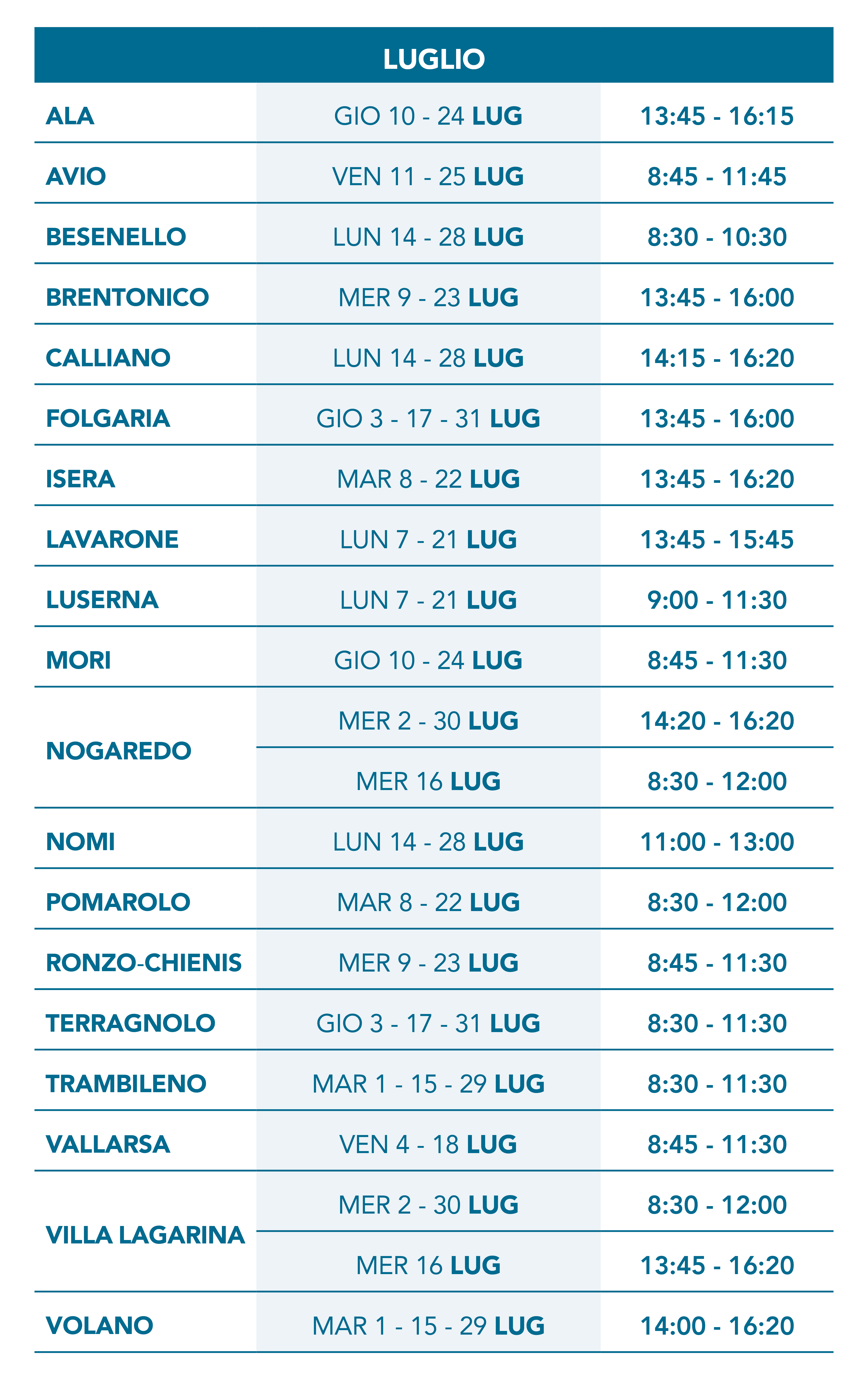 calendario